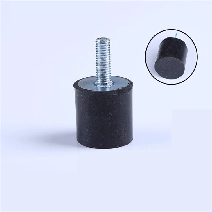 Ve Type Rubber Shock Absorber (PAD) One End Of External Wire And One End Of Flat Head Shock Absorber Screw Cushion Shock Pad